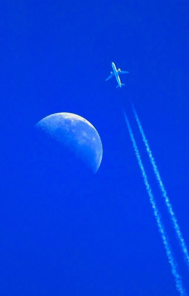 Volare nel cielo blu