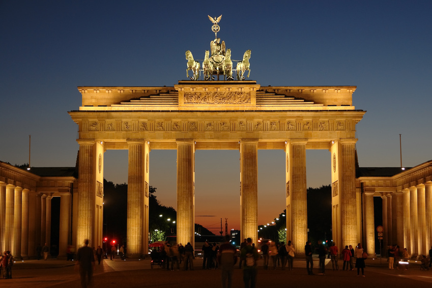 Brandenburg gate a Berlino