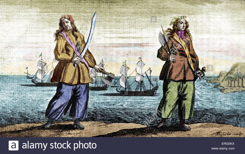 Anne Bonny a Mary Read, piratesse donne