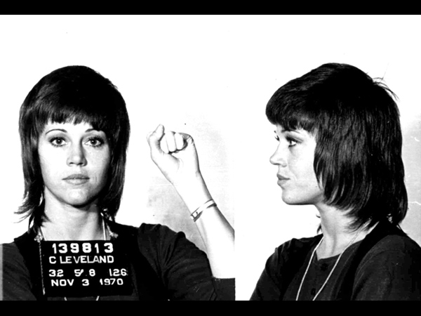 Jane Fonda nella segnaletica