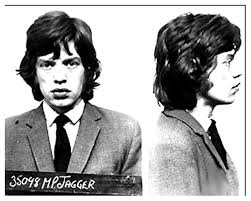 Mick Jagger nella segnaletica