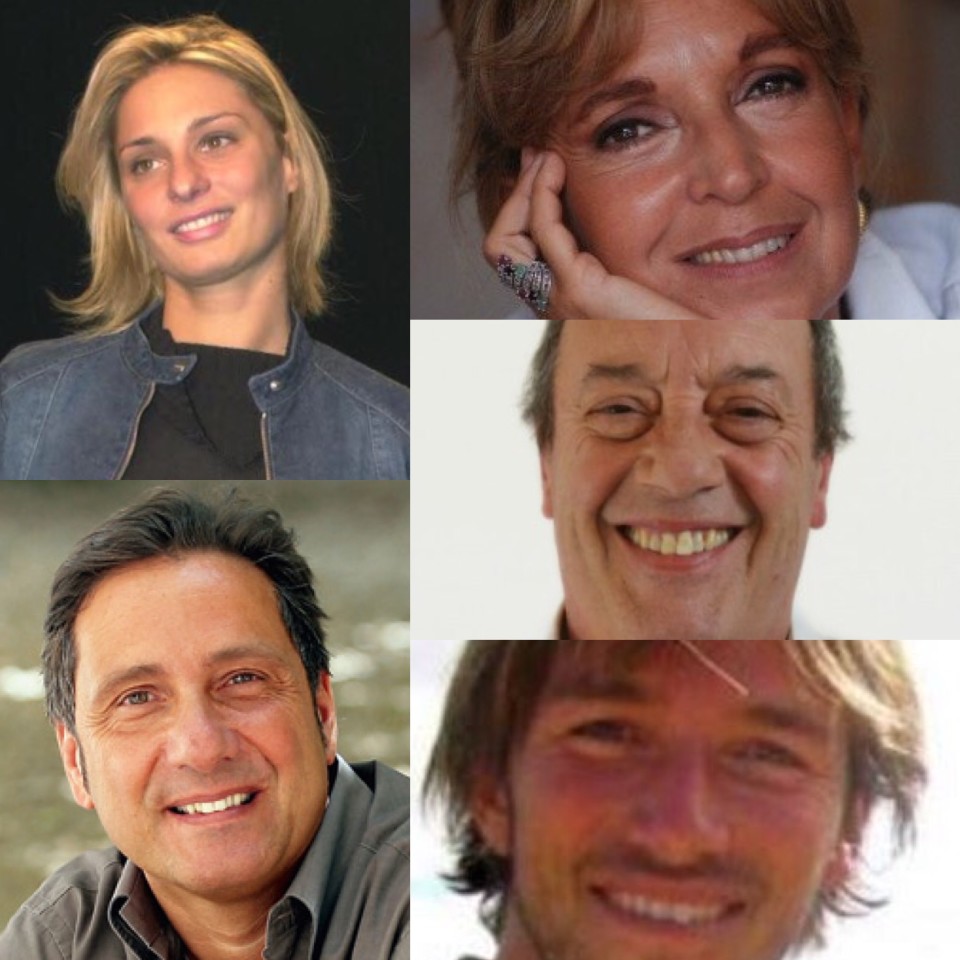 Altri relatori, salendo dal basso da dx a sx, Fabio Zaffagnin, Mario Tozzi, Max Damioli, Giovanna Giuffredi e Maurizia Cacciatori