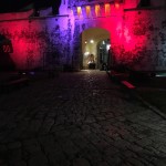 Campeche, uno dei bastioni di notte