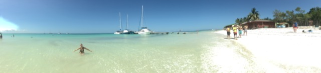 Panoramica di Cayo Blanco