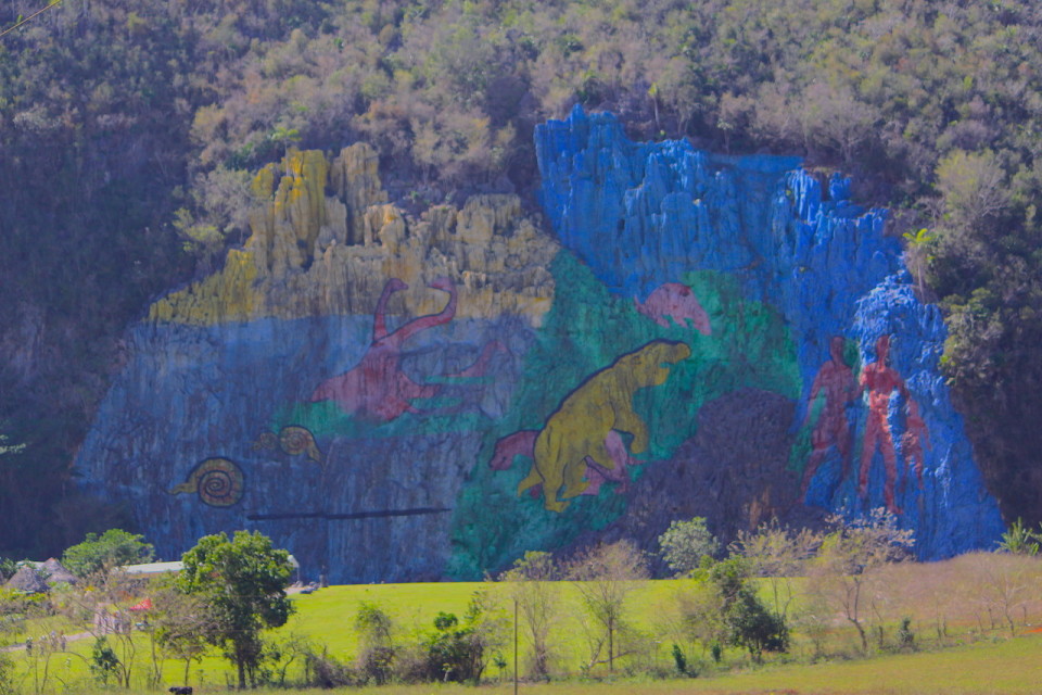 Il grande murales di Vinales