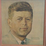 ll Presidente JFK dipinto da Rockwell