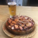 Pulpo alla gallega e birra locale