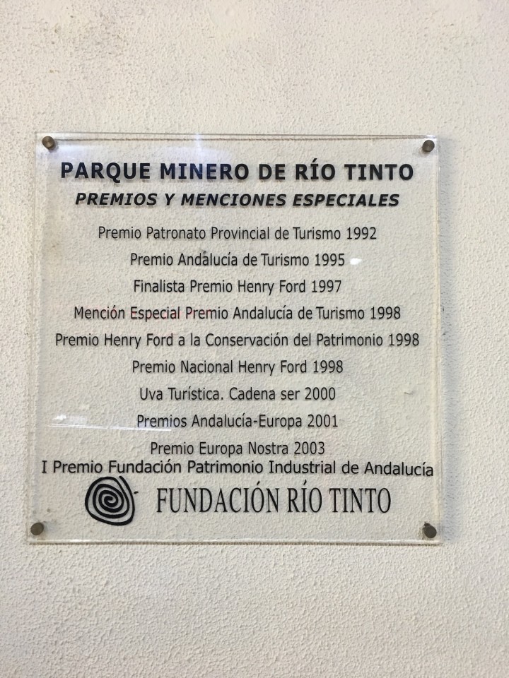 Tutti i Premi del Parque MInero Rio Tinto