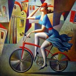 In bicicletta di Kurasov