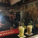 Bar San Ciriaco con uno dei  tre soci sardi