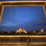 Di notte nel parco centrale