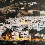 Cartolina di Frigiliana vista di fronte