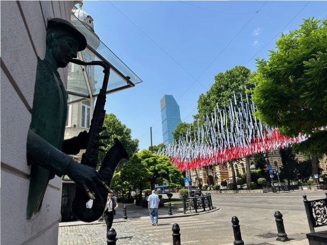 Tbilisi nel giorno dell'Indipendenza