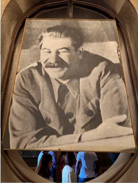 A Gori dentro il Museo di Stalin