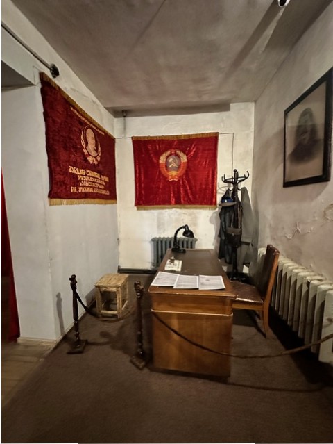 A Gori dentro il Museo di Stalin